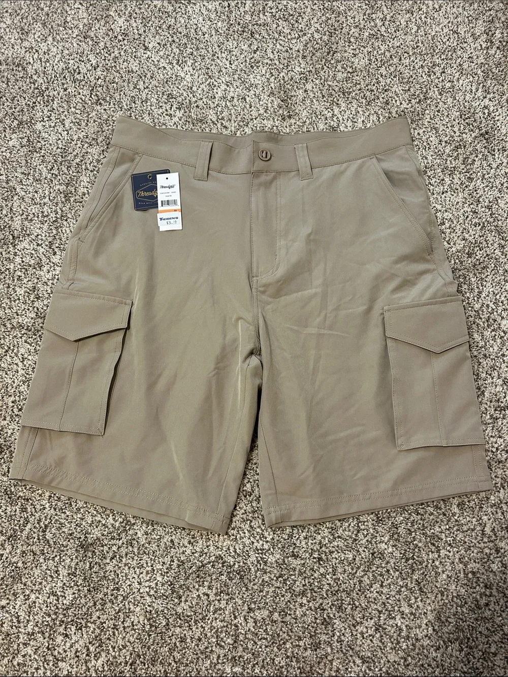 Threadgrit Men's Khaki Shorts